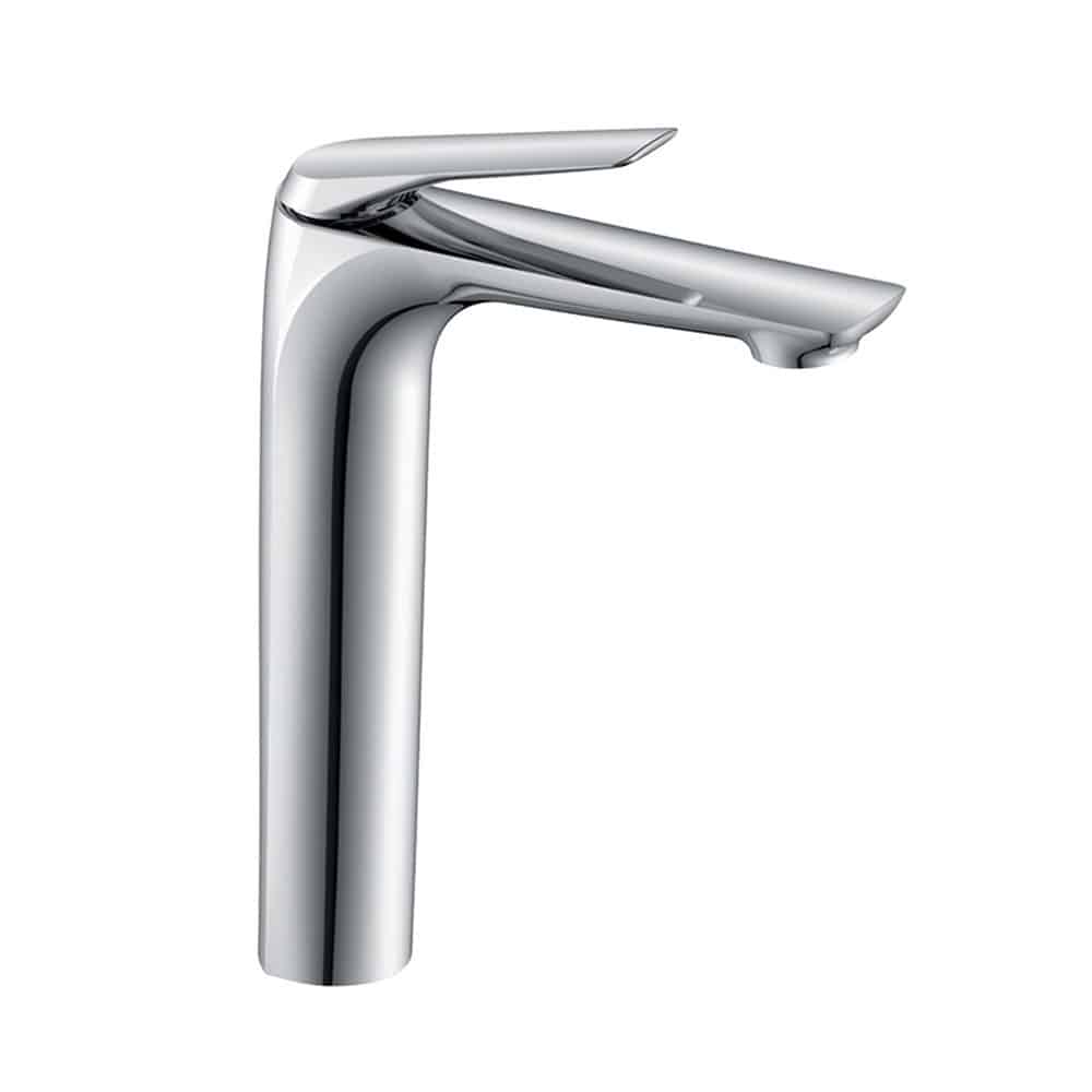 Single lever lavatory vessel faucet - B050 02 01 1 - Chrome finish - Selene bathroom collection