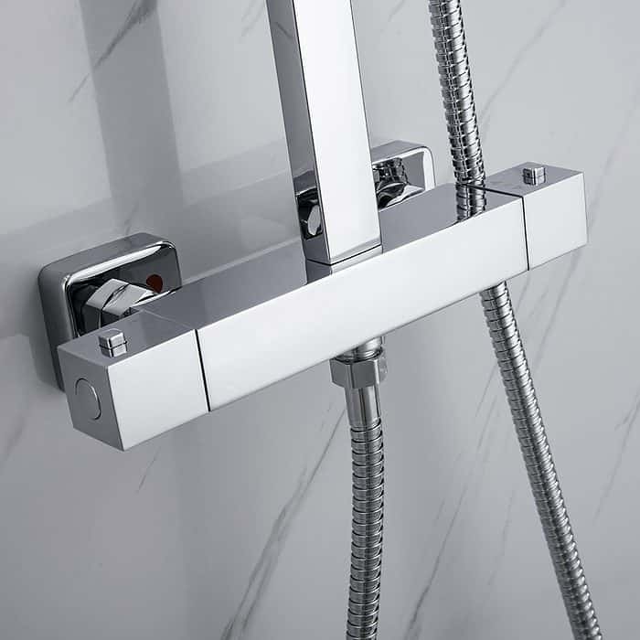 Thermostatic exposed square shower set - SC428A 12 - Image 4