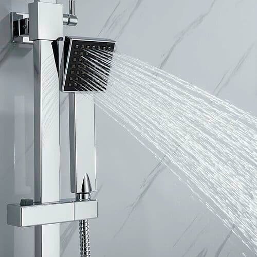 Retro curved lines freestanding shower with hand shower - SF286 12