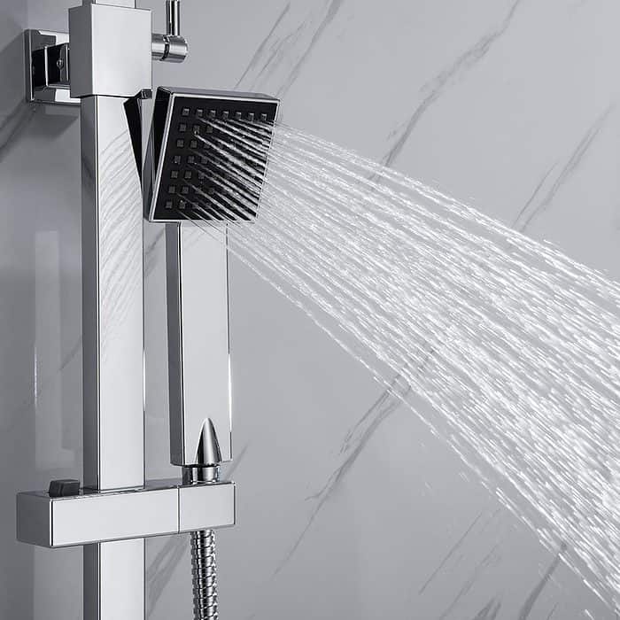 Thermostatic exposed square shower set - SC428A 12 - Image 2