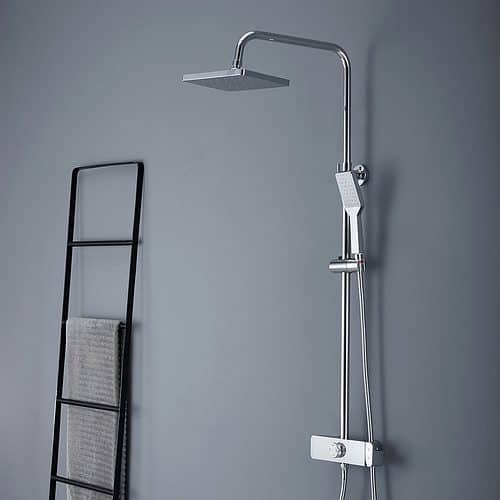 Black shower head with handheld combo - AC568 03