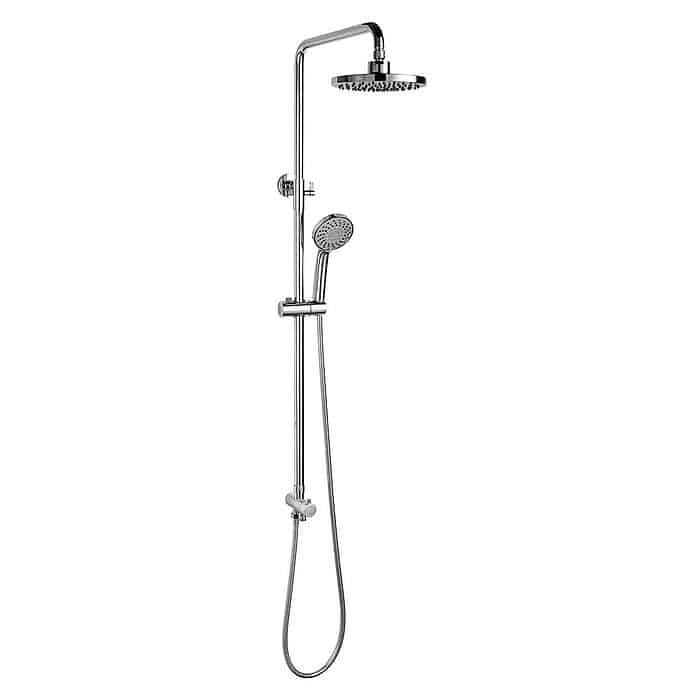 Stainless steel rigid shower riser pipe with diverter- AC001A 03