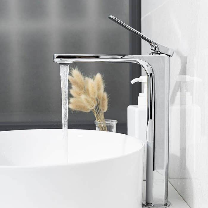 Chrome tall mono basin mixer tap - B551 02 01 1 -5