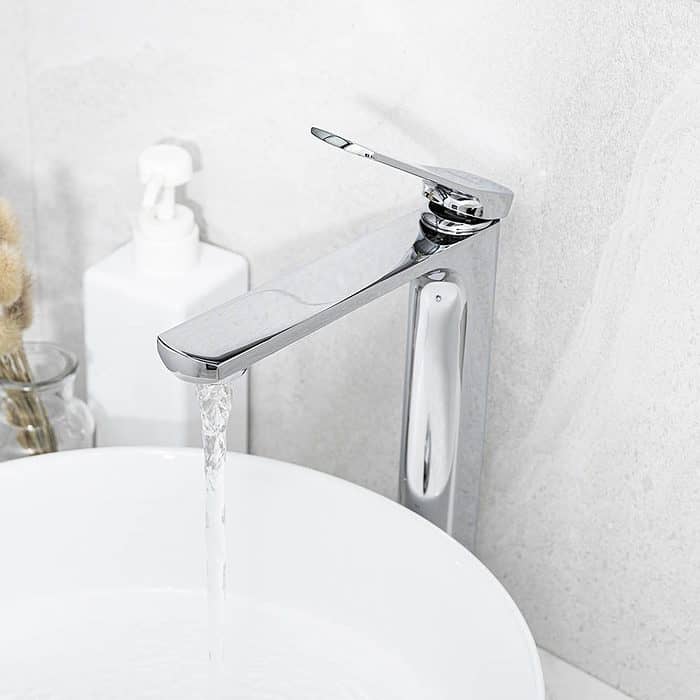 Chrome tall mono basin mixer tap - B551 02 01 1 -3