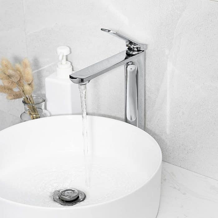 Chrome tall mono basin mixer tap - B551 02 01 1