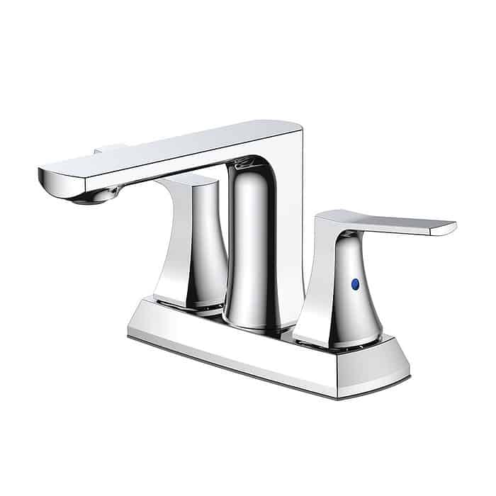 4 inch center set bathroom faucet chrome - B551 03 01 1