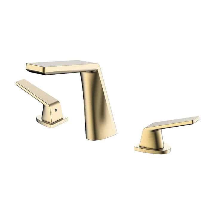 Brushed gold widespread faucet - B625 04 30 1