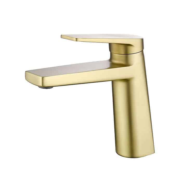 Brushed gold mono basin mixer tap - B625A 01 30 1