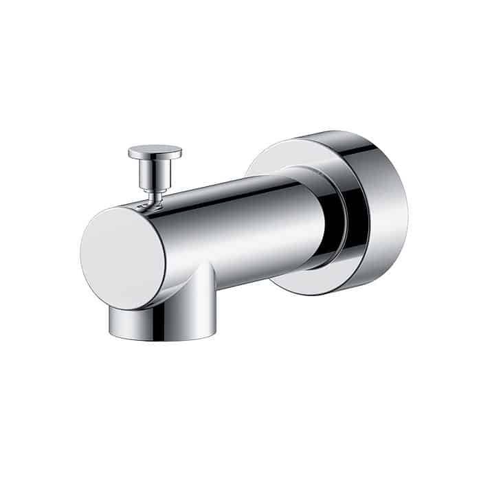 Brushed nickel tub filler with diverter - C130 01