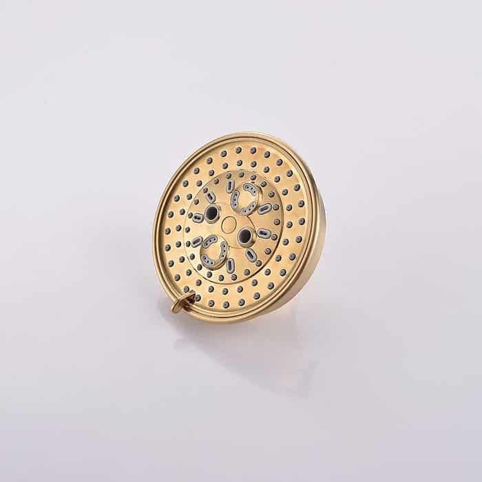 Brushed gold multi function shower head -detail- H299 02