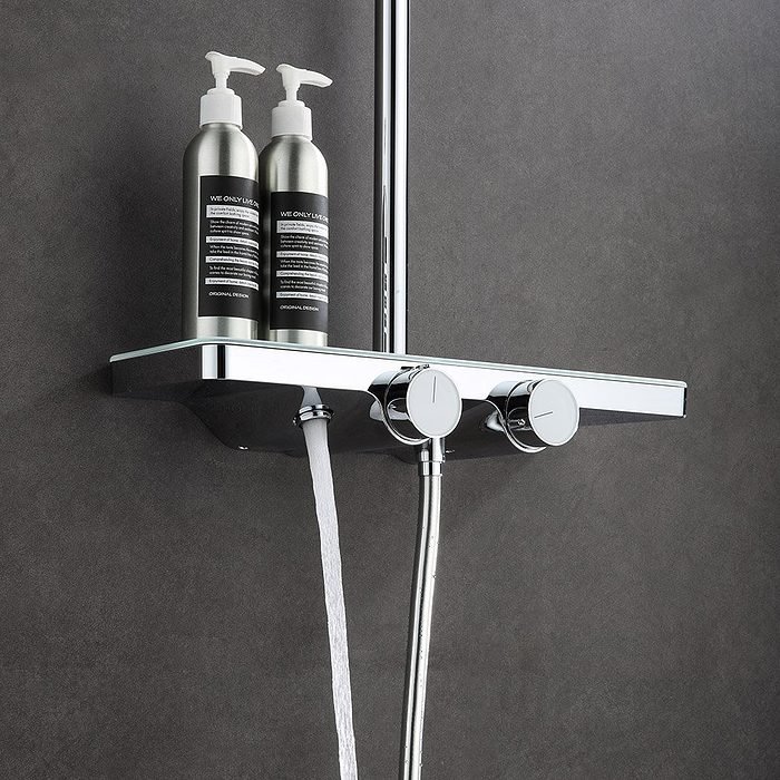 Exposed pipe shower system - tub filler - SC703 13 01 1