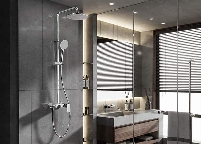 dark color bathroom decor