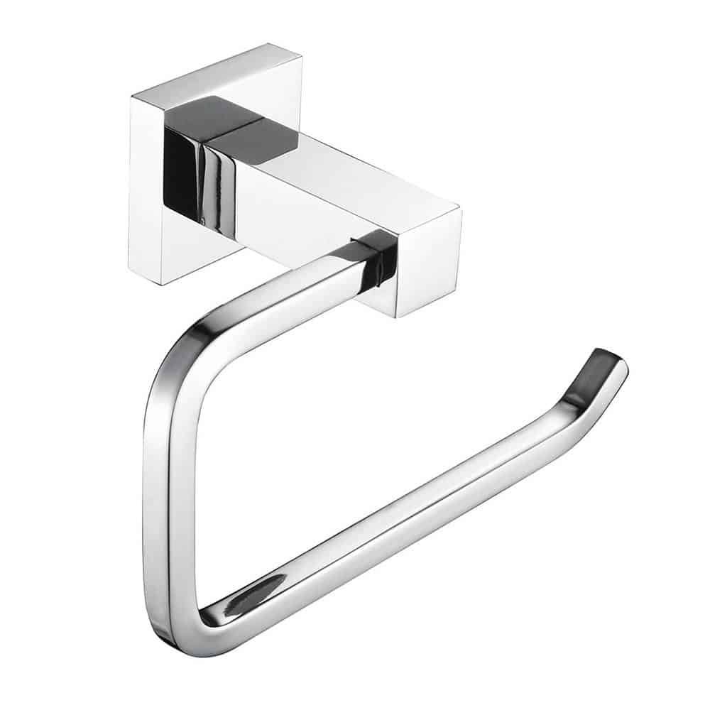 Chrome toilet paper holder without lid cover - A007 05