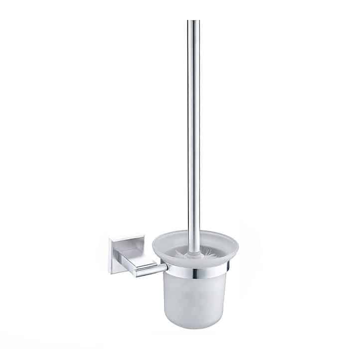 Bathroom round toilet brush and holder - A008 09