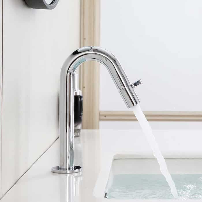 Deck mounted wash basin pillar tap - B615 16