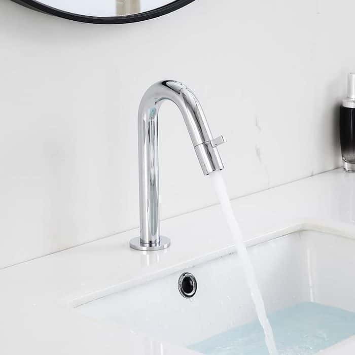 Deck mounted wash basin pillar tap-opening1 - B615 16