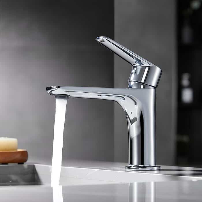 Chrome single mixer bathroom tap -wter-outlet- B648 01