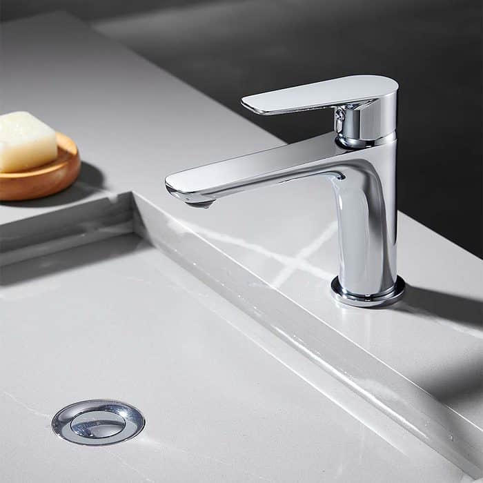 Chrome single mixer bathroom tap - B648 01