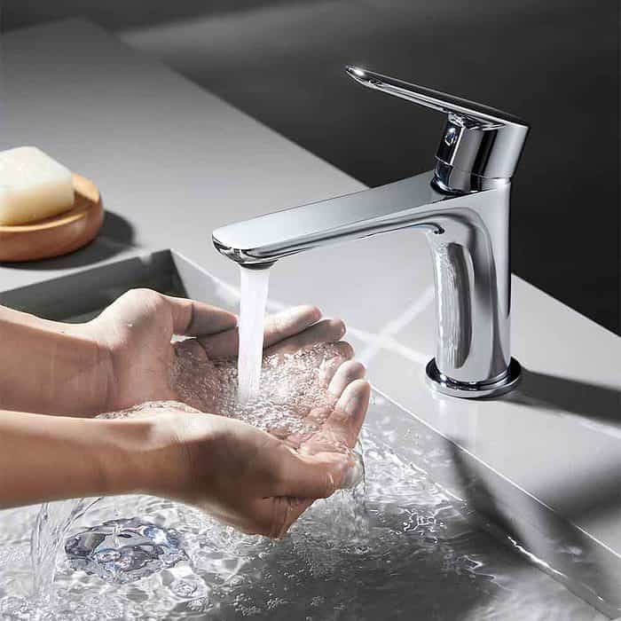 Chrome single mixer bathroom tap -wterflow- B648 01