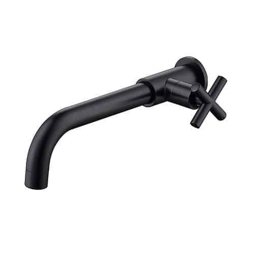 Cross handle wall basin mixer tap - B650 27