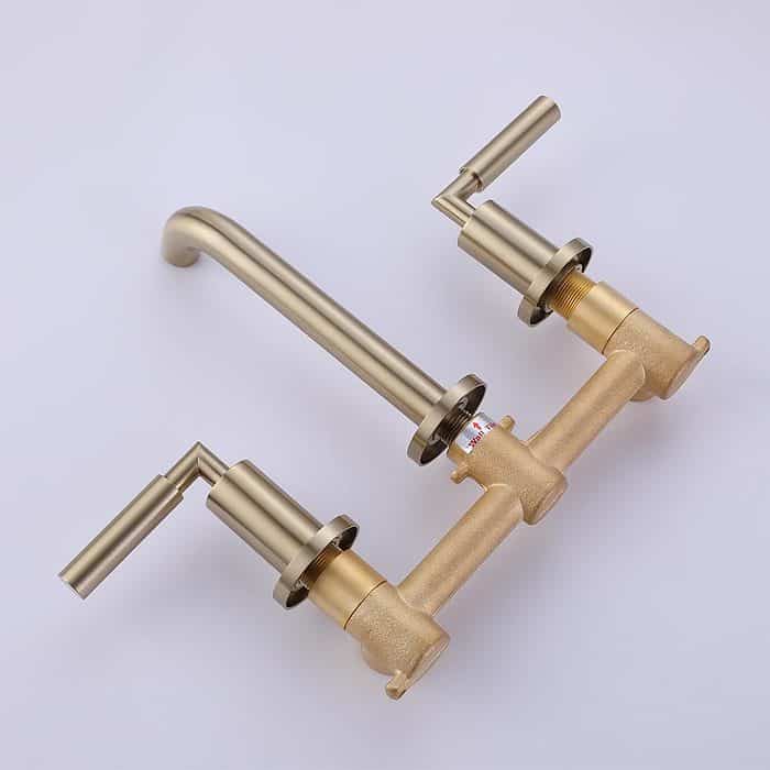 Wall mounted brass concealed basin mixer -detail- B671 06