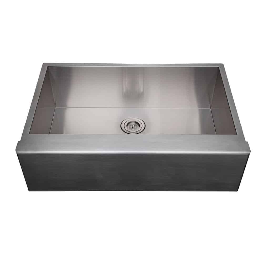 Farmhouse single basin apron front kitchen sink - IAS332210B-1