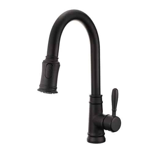 Single lever kitchen tap with dual functions sprayhead - matte black - K532 01 31 1