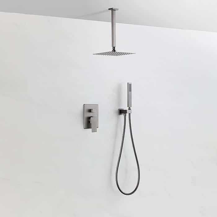 Wall mounted round concealed pressure balance shower mixer - S133A 02