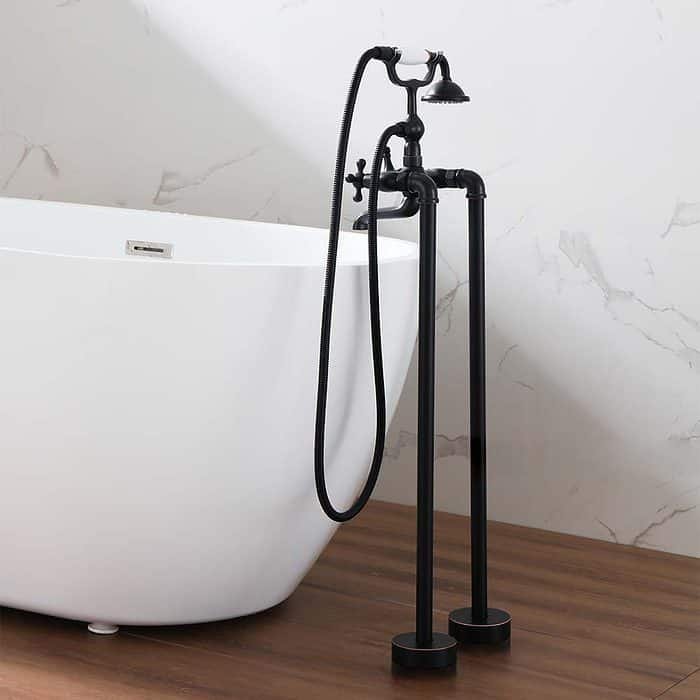 Retro ORB floor mounted bath shower -handheld-figure- S125 04