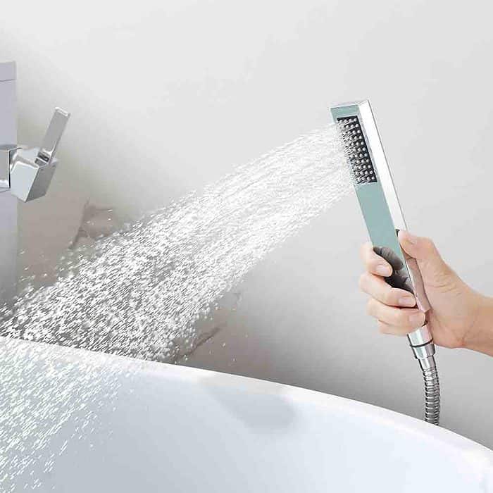 Square modern floor standing bath shower -handhel-opening- S128 23