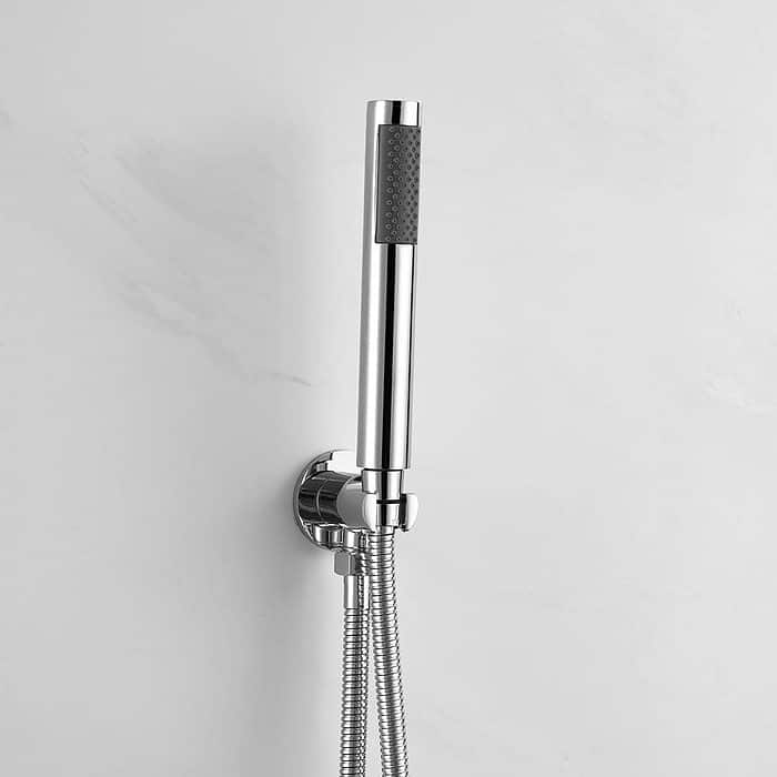 Wall mounted round concealed pressure balance shower mixer -handheld- S133A 02