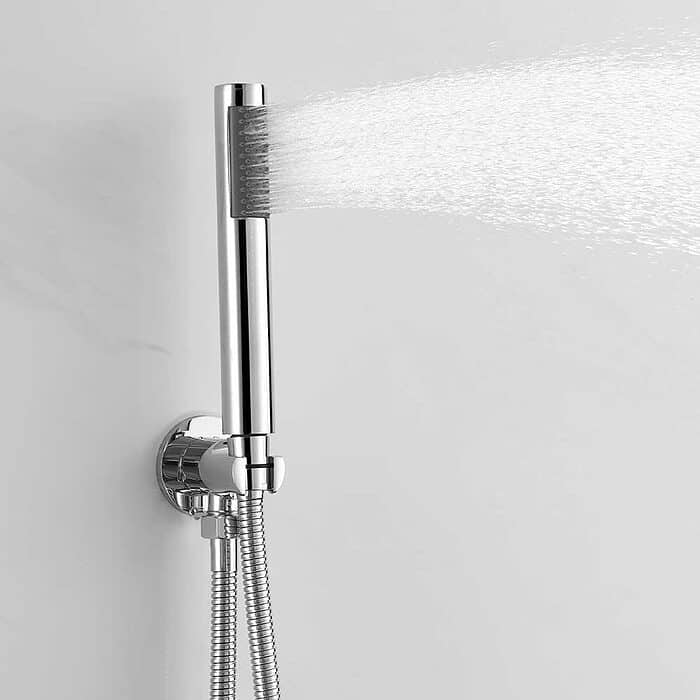 Wall mounted round concealed pressure balance shower mixer -handheld-opening- S133A 02