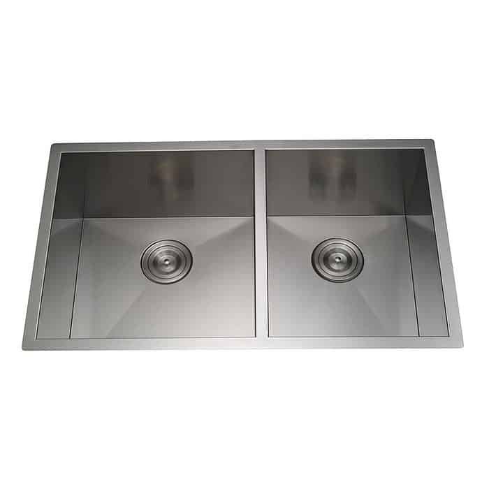 60/40 undermount stainless steel sink double bowl - SAL321910-1