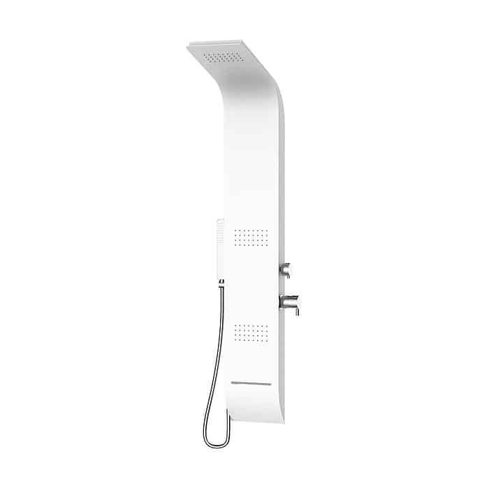 Wall Mount white bathroom shower panel - SL100C 14