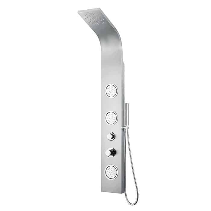 Rainfall stainless steel shower panel - SL912O 13 15 2