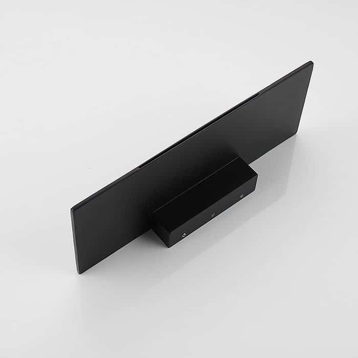 Matte black wall mounted square waterfall tap - B695A 28 31 1 - 8