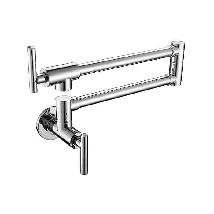 Wall mounted brass material chrome pot filler faucet - K124 07 01 1