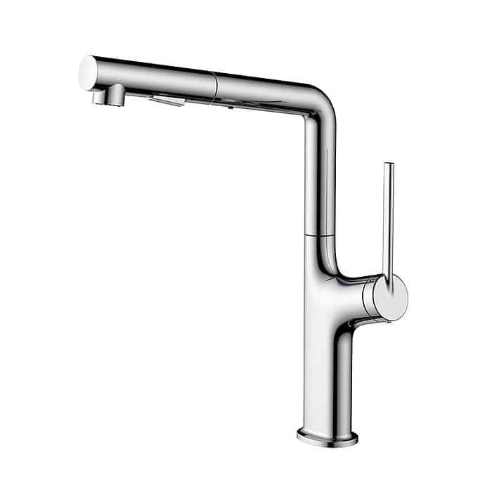 UPC kitchen faucet with pull out sprayer - chrome - K685 01 01 1