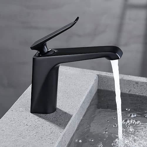 Sinlge lever monobloc wash hand basin tap - matte black - B044 01 31 1 - 1