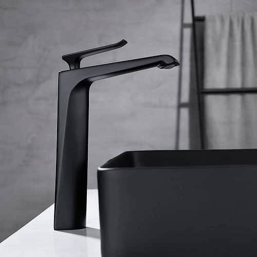 Sinlge lever tall black mixer tap - matte black - B044 02 31 1 - 2