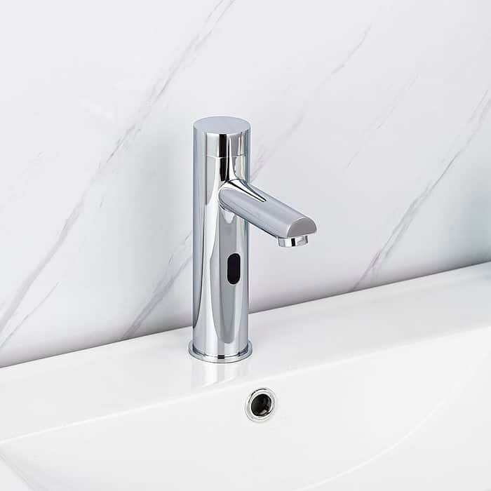 Chrome deck mounted hands free bathroom tap - B250 14 01 1 - 1