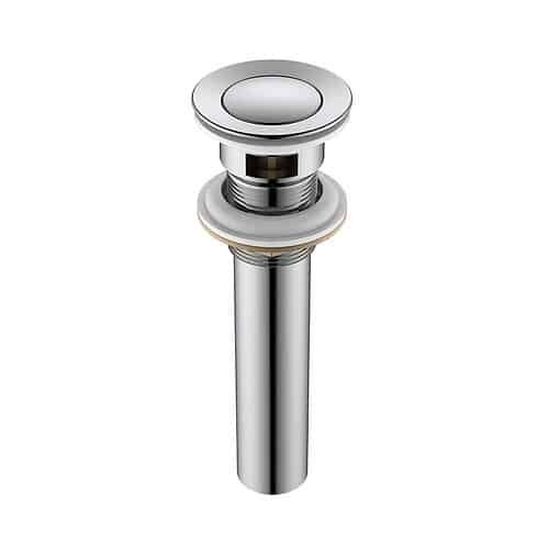 Chrome bathroom pop up drain - D104 01 01 1 - 2