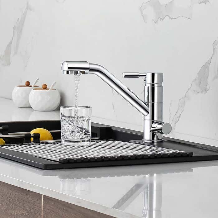 Chrome kitchen mixer tap with filter tap - K175 06 01 1 - 7