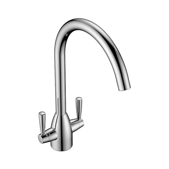 Chrome dual handles kitchen bar faucet - K628 11 0 1 - 2