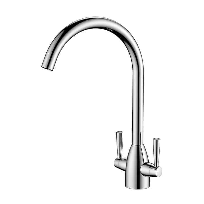 Chrome dual handles kitchen bar faucet - K628 11 0 1 - 4