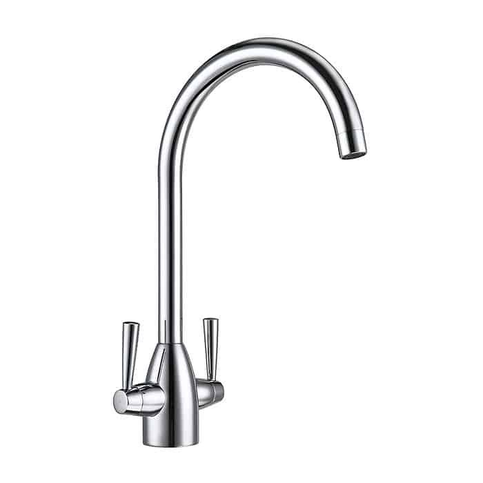 Chrome dual handles kitchen bar faucet - K628 11 0 1