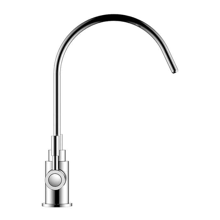 Dual handle hot and cold water filter kitchen tap - chrome - K681 06 01 1 - 2