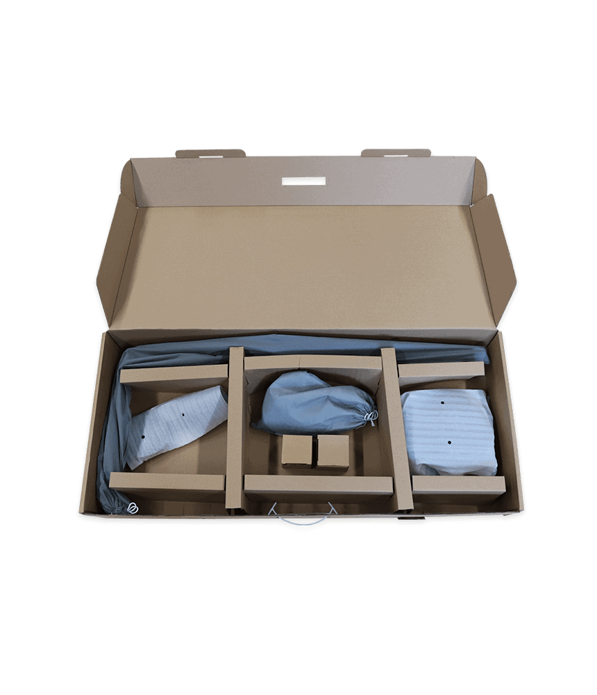 exposed shower packing - normal type - paper board - 1