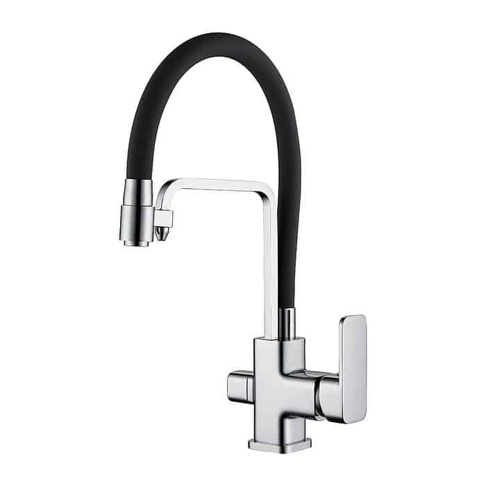 Pull out sprayer kitchen faucet water filter - chrome - K707 06 01 1 - 2