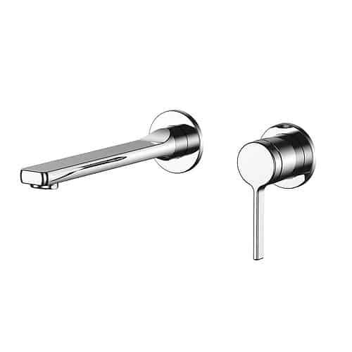 Wall mounted single lever tap - B068 28 01 1 - chrome - white background